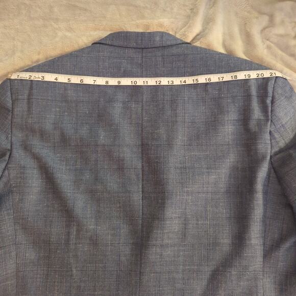 Ralph Ralph Lauren Blue Blazer Sport Coat 48L Canada Union Wool/ Linen/ Silk - Picture 6 of 12